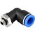 Conexão rápida tipo cotovelo (90 graus) rosca 1/8" BSP 12mm VONDER - Imagem 3