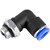 Conexão rápida tipo cotovelo (90 graus) rosca 1/8" BSP 6mm VONDER - Imagem 3