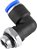 Conexão rápida tipo cotovelo (90 graus) rosca 1/8" BSP 6mm VONDER - Imagem 4