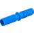 Emenda união interna para mangueira 3/8" polipropileno azul U50ZN REBOUÇAS - 25 unidades - Imagem 1