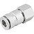 Engate rápido de 1/4" rosca fêmea 1/2" NPT com esferas VONDER - Imagem 1