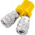Engate rápido de 1/4" rosca fêmea 1/4" NPT duplo VONDER - Imagem 1