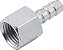 Espigão rosca fêmea de 1/4" NPT com escama de 1/4" caixa com 40 peças VONDER - Imagem 3