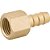 Espigão rosca fêmea de 1/4" NPT com escama de 3/8" cartela com 3 peças VONDER - Imagem 1