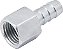 Espigão rosca fêmea de 1/4" NPT com escama de 5/16" cartela com 2 peças VONDER - Imagem 2
