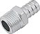 Espigão rosca macho de 1/2" NPT com escama de 1/2" cartela com 2 peças VONDER - Imagem 2