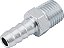Espigão rosca macho de 1/4" NPT com escama de 5/16" cartela com 2 peças VONDER - Imagem 1