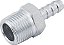 Espigão rosca macho de 3/8" NPT com escama de 1/4" cartela com 2 peças VONDER - Imagem 2