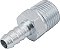 Espigão rosca macho de 3/8" NPT com escama de 5/16" cartela com 2 peças VONDER - Imagem 1
