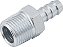 Espigão rosca macho de 3/8" NPT com escama de 5/16" cartela com 2 peças VONDER - Imagem 2