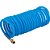 Mangueira/tubo poliuretano azul espiral conector 1/4" NPT macho 5,0mm x 8,0mm com 5,0m VONDER - Imagem 1