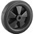 Roda de borracha 6'' - 152mm para Motocompressor MCV 50 VONDER - Imagem 1