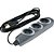 Extensão elétrica com 3 metros cabo PP 2 x 0,75 mm² 2P grafite modelo No Shock 45 1717 DANEVA - Imagem 1