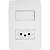 Interruptor de embutir linha Pial Plus 1 tecla simples + tomada 2 pinos + terra 615074 PIAL - Imagem 1