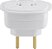 Pino adaptador 2P universal branco 1658 DANEVA - 12 unidades - Imagem 3