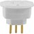 Pino adaptador 3P universal redondo branco 1662 DANEVA - 15 unidades - Imagem 4