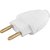 Plugue macho 2P 20 A branco DN1615 DANEVA - 12 unidades - Imagem 1
