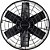 Exaustor axial 40cm 1/2" cv industrial 220/380V trifásico 12236 VENTISOL - Imagem 1