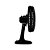 Ventilador de mesa turbo premium preto com 6 pás 127V 550 VENTISOL - Imagem 4