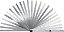Cálibre de folga com 29 lâminas 0,05mm a 1,00mm 729865 B SKF - Imagem 1