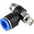 Regulador de velocidade 12mm rosca 1/4" BSP VONDER - Imagem 4