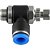 Regulador de velocidade 8mm rosca 1/8" BSP VONDER - Imagem 3