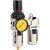 Regulador e lubrificador 1/4" RL 140 VONDER - Imagem 1
