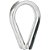 Anilha/sapatilho para cabo de aço 4,76mm - 3/16" inox VONDER - Imagem 1