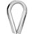 Anilha/sapatilho para cabo de aço, 7,94mm - 5/16" inox VONDER - Imagem 1