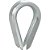 Anilha/sapatilho para cabo de aço 9,53mm - 3/8" NOVE54 - Imagem 1