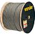 Cabo de aço galvanizado alma de fibra 3,97mm - 5/32" 6 x 7 VONDER - Imagem 1