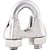 Clips para cabo de aço 1/2" - 12,70mm embalagem com 300 peças NOVE54 - Imagem 1