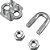Clips para cabo de aço 1/4" - 6,35mm pesado VONDER PLUS - Imagem 5