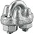 Clips para cabo de aço 1/8" - 3,18mm pesado VONDER PLUS - Imagem 1