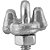 Clips para cabo de aço 1/8" - 3,18mm pesado VONDER PLUS - Imagem 6