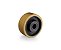 Roda 3" de poliuretano moldado amarela R 312 UFN RODCAR - Imagem 1