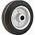 Roda 4" de borracha preta VONDER - Imagem 1