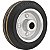 Roda 6" de borracha preta VONDER - Imagem 1