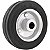 Roda 6" de borracha preta VONDER - Imagem 1