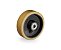 Roda 6" de poliuretano moldado laranja R 62 UFK RODCAR - Imagem 1