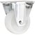 Rodízio fixo industrial leve 2" de nylon branco VONDER - Imagem 1