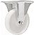 Rodízio fixo industrial leve 5" de nylon branco VONDER - Imagem 1