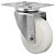 Rodízio giratório 5" de nylon branco GL 514 NTE SCHIOPPA - Imagem 1