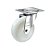 Rodízio giratório 5" de nylon branco GLR 512 N RODCAR - Imagem 1