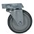 Rodízio giratório 6" de resina termoplástica cinza GL 614 BPN SCHIOPPA - Imagem 1