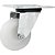 Rodízio giratório leve 3" de nylon branco GL 312 NT SCHIOPPA - Imagem 1