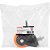 Rodízio giratório leve série black base espiga 3" com freio roda laranja 70 kgf GLEBF.312.BPA.E COLSON - Imagem 2