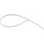 Abraçadeira de nylon branca 280mm x 3,6mm com 100 peças VONDER - Imagem 1