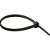Abraçadeira de nylon preta 100mm x 2,5mm com 100 peças VONDER - Imagem 1