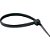 Abraçadeira de nylon preta 140mm x 3,6mm com 100 peças VONDER - Imagem 1